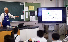 関西本部:理科分科会:雲雀丘学園小学校 「やってみなはれ塾」理科体験教室 消しゴムづくり