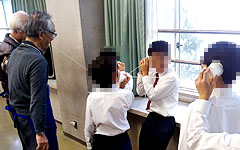関西本部：理科分科会：私立雲雀丘学園小学校 「やってみなはれ塾」理科体験教室 第6回 音の伝わり方の研究 糸電話と一弦琴を作って確かめよう！